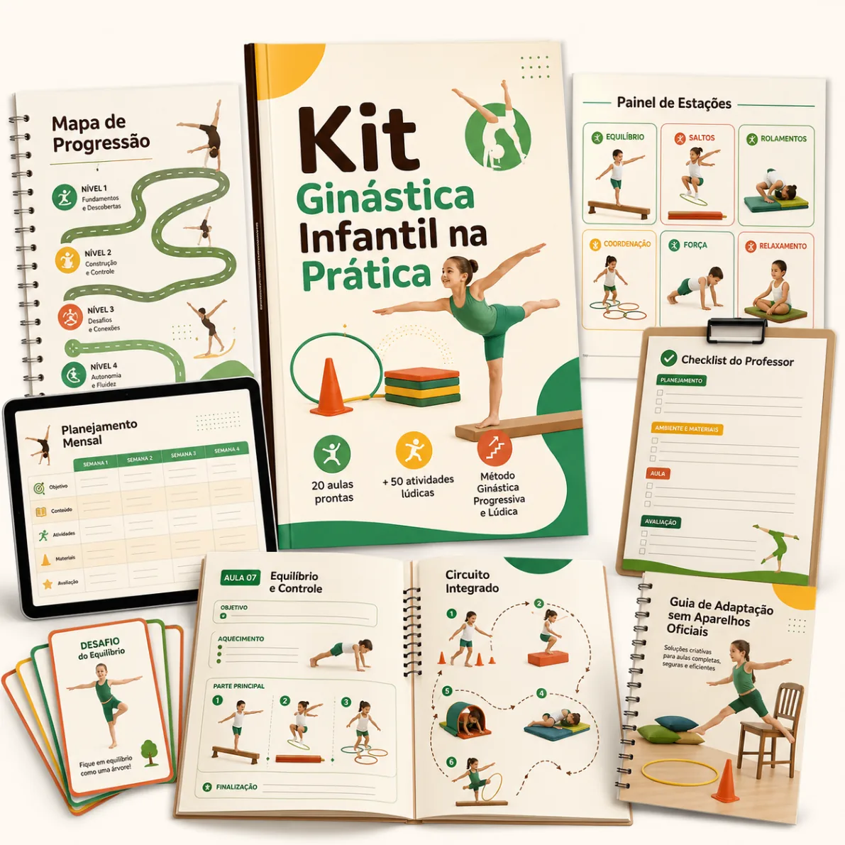 Kit Ginástica Infantil na Prática
