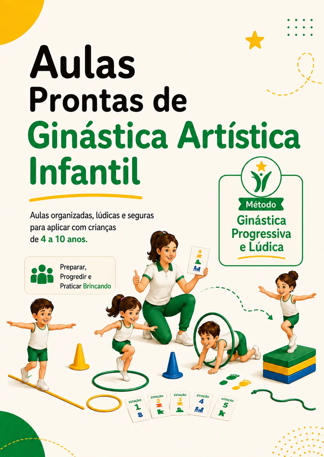 Aulas Prontas de Ginástica Artística Infantil