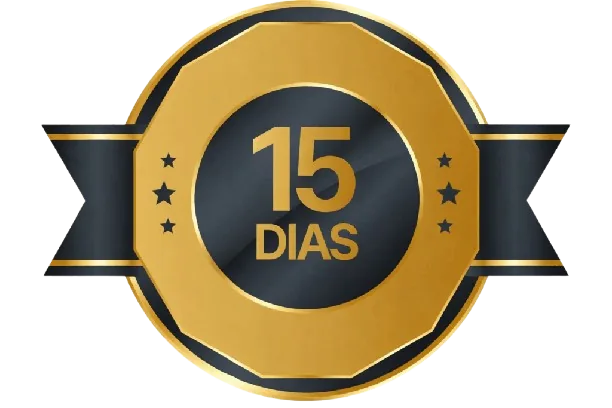 Selo de garantia de 15 dias