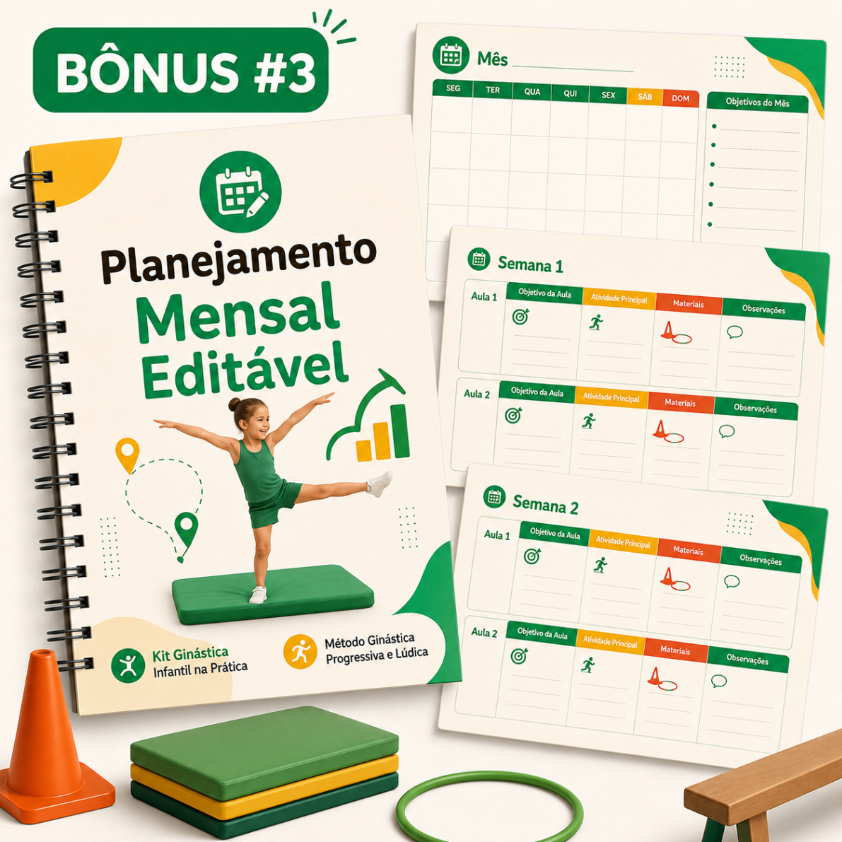 Planejamento Mensal Editável
