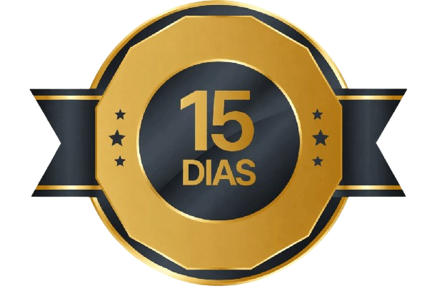 Selo de garantia de 15 dias